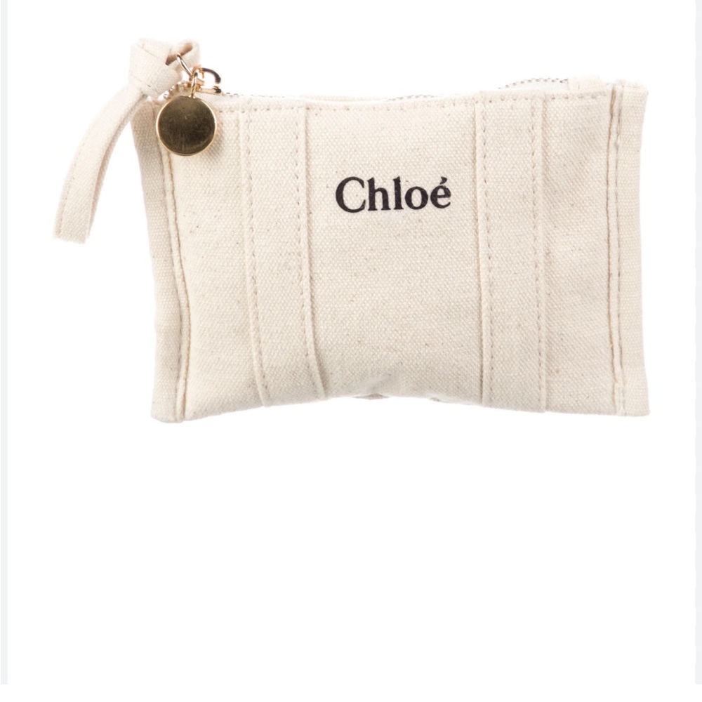 Chloe canvas coin purse